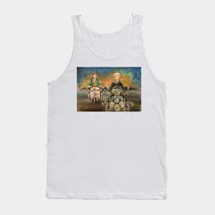 Retro Scooter, Classic Scooter, Scooterist, Scootering, Scooter Rider, Mod Art Tank Top